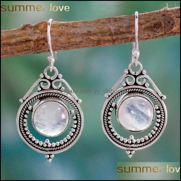 dangle chandelier earrings jewelry vintage ethnic for women moonstone tibetan sier earring hook fashion party new drop delivery 2021 nu8sf, Silver
dangle chandelier earrings jewelry vintage ethnic for women moonstone tibetan sier earring hook fashion party new drop delivery 2021 nu8sf, Silver