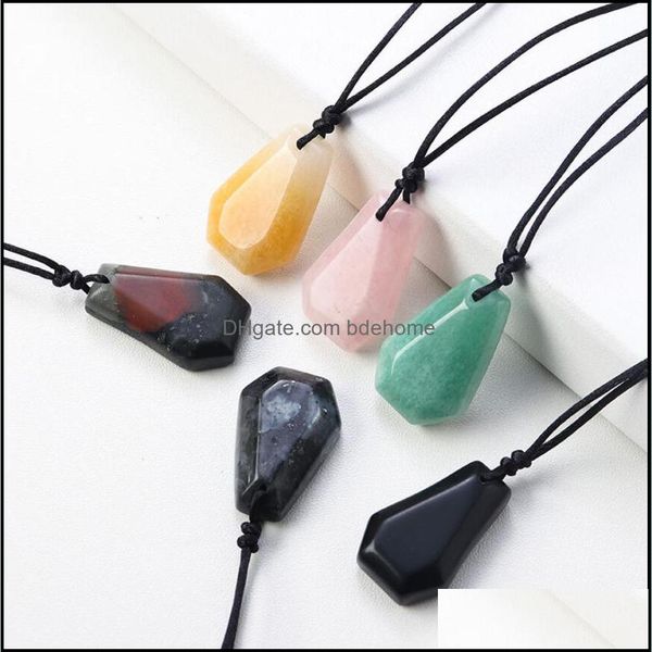 pendant necklaces pendants jewelry natural healing stone coffin shape crystal energy obsidian rose quartz carved n dhxys, Silver
pendant necklaces pendants jewelry natural healing stone coffin shape crystal energy obsidian rose quartz carved n dhxys, Silver