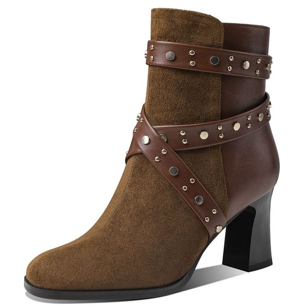 cowboy western ankle women's boots zip chunky high heel vintage brand designer short boots casual pointed toe suede shoes 220805, Black
cowboy western ankle women's boots zip chunky high heel vintage brand designer short boots casual pointed toe suede shoes 220805, Black