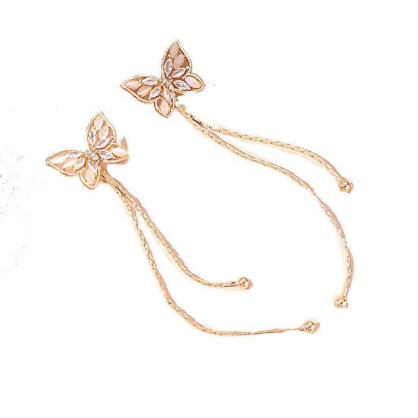 charm new arrival women butterfly stud earrings nickel alloy zircon all match personality fashion tassel accessories 220707, Golden
charm new arrival women butterfly stud earrings nickel alloy zircon all match personality fashion tassel accessories 220707, Golden