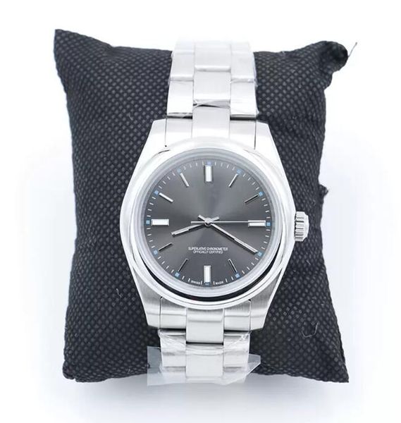 new nice automatic 2813 movement 40mm smooth bezel watch watches stainless steel blue lume dark rhodium dial 114300 mens wristwatches, Slivery;brown
new nice automatic 2813 movement 40mm smooth bezel watch watches stainless steel blue lume dark rhodium dial 114300 mens wristwatches, Slivery;brown