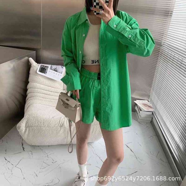 women's tracksuits aw home spring and summer minority design candy color shirt short suit casual style fashionable two-piece set u0l4 u, Gray
women's tracksuits aw home spring and summer minority design candy color shirt short suit casual style fashionable two-piece set u0l4 u, Gray