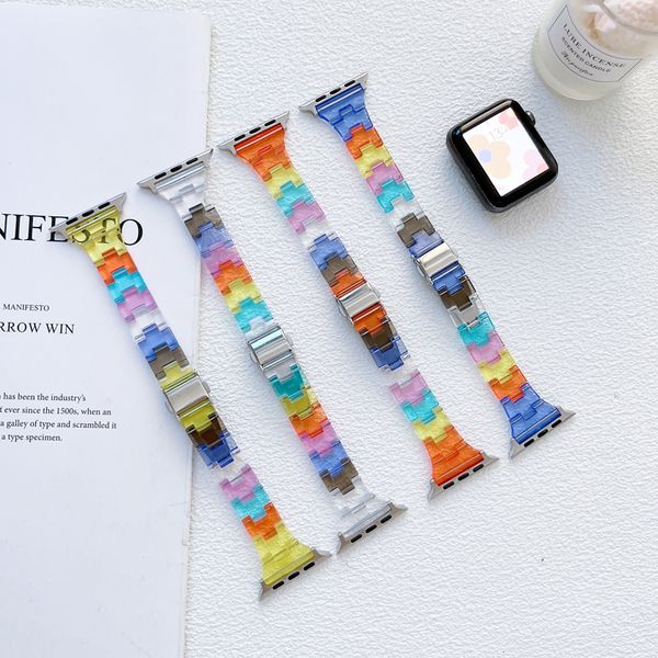 multicolor wowen watchbands for apple watches smart watch band strap series 7 s7 41mm 45mm universal acrylic bracelet designers watchs strap
multicolor wowen watchbands for apple watches smart watch band strap series 7 s7 41mm 45mm universal acrylic bracelet designers watchs strap