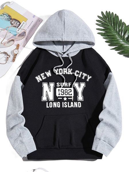 colorblock letter graphic drawstring drop shoulder hoodie o0ns#, Black
colorblock letter graphic drawstring drop shoulder hoodie o0ns#, Black