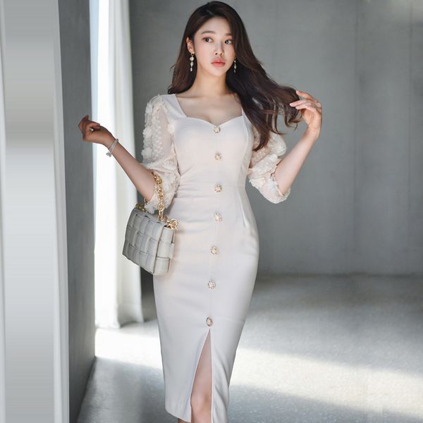 casual dresses matakawa korean fashion square collar long sleeve single breasted vestidos high waist slim patchwork elegant woman dress, Black;gray
casual dresses matakawa korean fashion square collar long sleeve single breasted vestidos high waist slim patchwork elegant woman dress, Black;gray