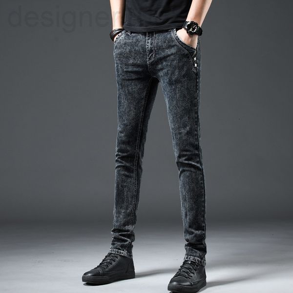 men's jeans designer washed snow grey jeans men's summer korean fashion elastic pants casual slim leggings brand fcn9, Blue
men's jeans designer washed snow grey jeans men's summer korean fashion elastic pants casual slim leggings brand fcn9, Blue