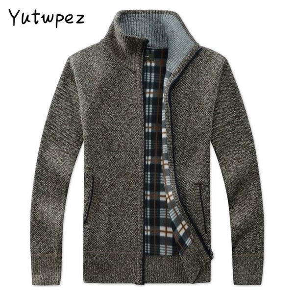 yutwpez men's casual sweater coats winter fashion brand mens cardigan high collar pockets knit outwear coat sweater male 201126, White;black
yutwpez men's casual sweater coats winter fashion brand mens cardigan high collar pockets knit outwear coat sweater male 201126, White;black
