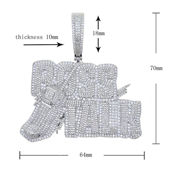 men women hip hop letter pendant necklace with rope chain iced out bling 5a cz cubic zironia necklaces fashion charm jewelry, Silver
men women hip hop letter pendant necklace with rope chain iced out bling 5a cz cubic zironia necklaces fashion charm jewelry, Silver