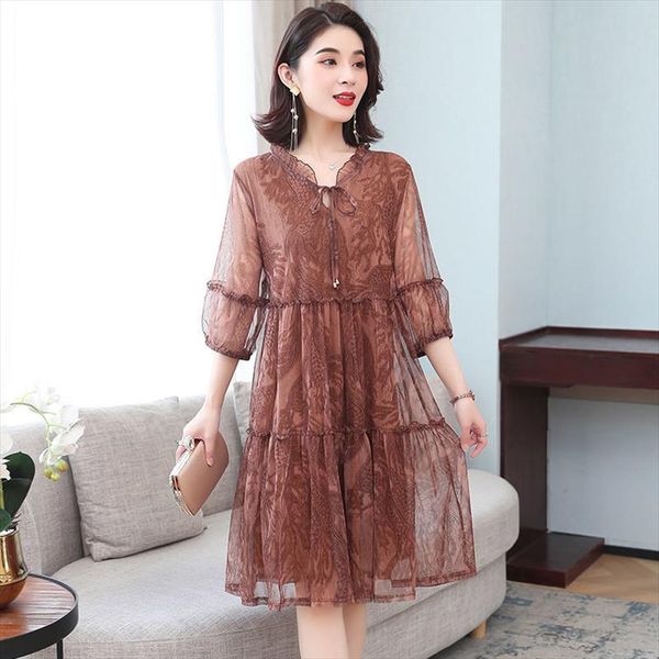 summer middle aaged women flower print mother fashion midi dress female causal half sleeve dresse korean vestido feminino, Black;gray
summer middle aaged women flower print mother fashion midi dress female causal half sleeve dresse korean vestido feminino, Black;gray