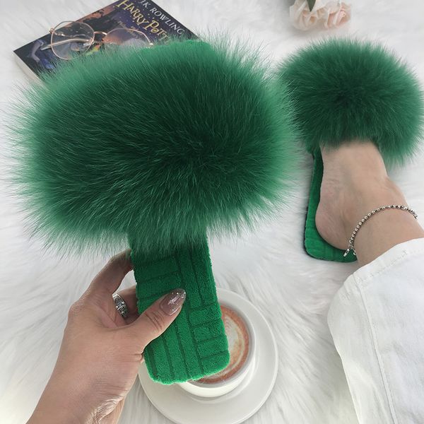 women summer cotton fabric slippers real fur slides luxury woman fluffy sandals ladies furry flip flops woman shoes house, Black
women summer cotton fabric slippers real fur slides luxury woman fluffy sandals ladies furry flip flops woman shoes house, Black
