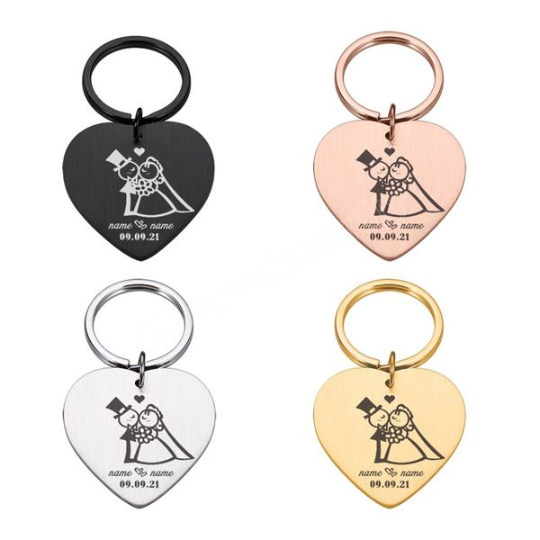 valentine's day gift personalized keychain original keychains to girlfriend boyfriend key chain engraved name date for wedding, Silver
valentine's day gift personalized keychain original keychains to girlfriend boyfriend key chain engraved name date for wedding, Silver