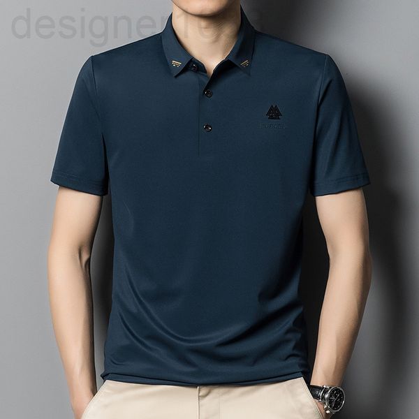 men's polos designer short sleeved t-shirt 2022 summer new business casual solid color polo shirt middle-aged lapel thin t-shirt men zm, White;black
men's polos designer short sleeved t-shirt 2022 summer new business casual solid color polo shirt middle-aged lapel thin t-shirt men zm, White;black