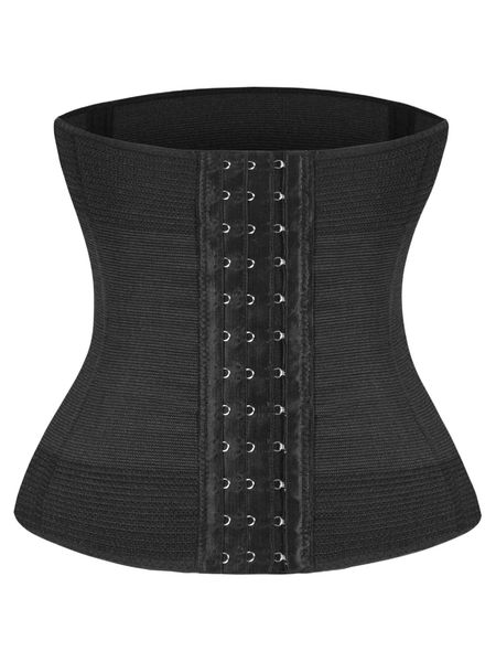 hook and eye waist trainer g6hk#, Black;red