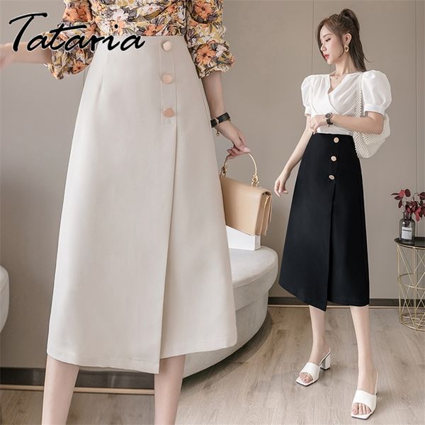 women's wrap skirts fashion office a-line split midi skirt autumn buttons high waist female black elegant long skirts 220512
women's wrap skirts fashion office a-line split midi skirt autumn buttons high waist female black elegant long skirts 220512
