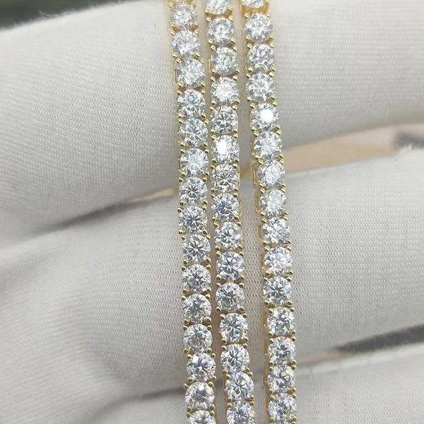 other bracelets hiphop s925 silver 2-3mm d color vvs1 moissanite tennis chain bracelet necklace jewelry plated 18k gold bling iced out, Golden;silver
other bracelets hiphop s925 silver 2-3mm d color vvs1 moissanite tennis chain bracelet necklace jewelry plated 18k gold bling iced out, Golden;silver
