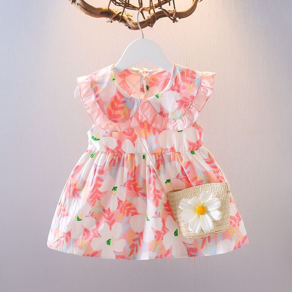 floral printed kids girls summer sleeveless princess party dress newborn clothes with bag baby sundress, Red;yellow
floral printed kids girls summer sleeveless princess party dress newborn clothes with bag baby sundress, Red;yellow