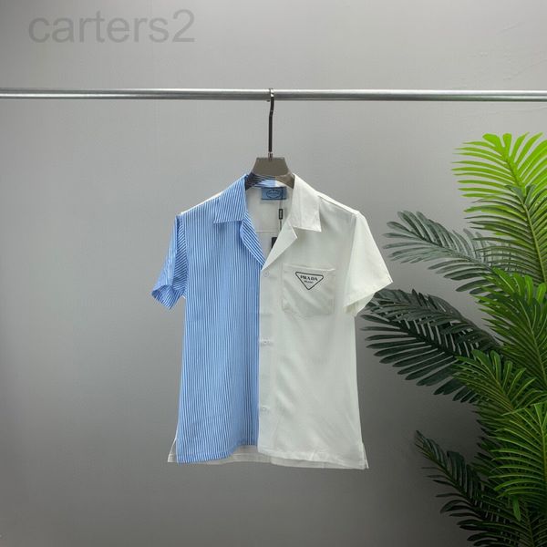 men's casual shirts designer 2022 spring and summer new pra pujia short sleeved shirt men's lapel cardigan fashion br wo same styl, White;black
men's casual shirts designer 2022 spring and summer new pra pujia short sleeved shirt men's lapel cardigan fashion br wo same styl, White;black