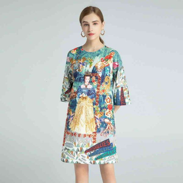 casual dresses large women's court oil painting five point sleeve hand nailed bead diamond printed dress 5yb8, Black;gray
casual dresses large women's court oil painting five point sleeve hand nailed bead diamond printed dress 5yb8, Black;gray