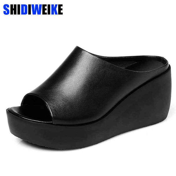 slippers women summer fashion leisure shoes women platform wedges fish mouth sandals thick bottom slippers m307 220427, Black
slippers women summer fashion leisure shoes women platform wedges fish mouth sandals thick bottom slippers m307 220427, Black
