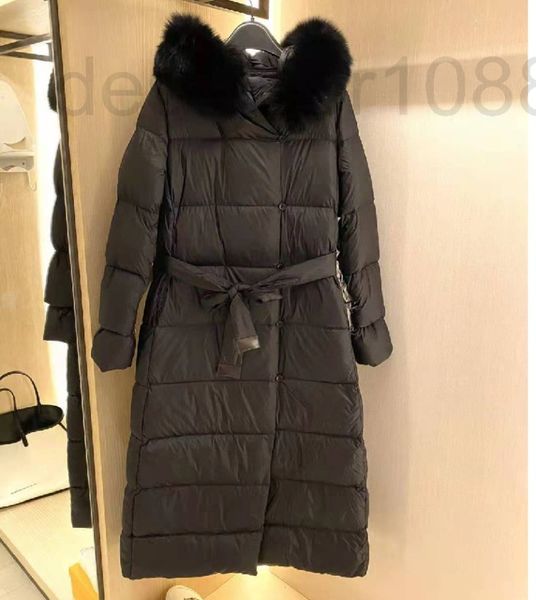 women's down & parkas designer exterior order 2021 winter new fur collar white duck down light and super soft knee length warm jacket w, Black
women's down & parkas designer exterior order 2021 winter new fur collar white duck down light and super soft knee length warm jacket w, Black