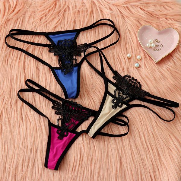 1pc women lingerie womens panties t-back butterfly floral underwear lace g-string thongs summer hollow low-waist seamless briefs, Black;pink
1pc women lingerie womens panties t-back butterfly floral underwear lace g-string thongs summer hollow low-waist seamless briefs, Black;pink