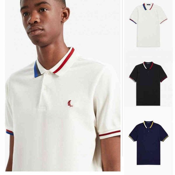 polo shirt sports brand fredperry short sleeve t-shirt wheat embroidery lapel cotton sweatshirts ins selling designer men's t0, White;black
polo shirt sports brand fredperry short sleeve t-shirt wheat embroidery lapel cotton sweatshirts ins selling designer men's t0, White;black