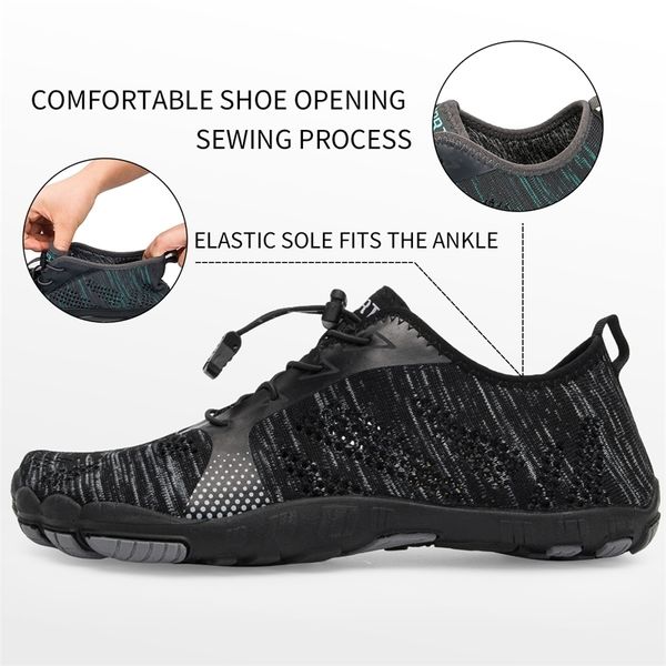 men barefoot summer beach wading women slippers breath socks fishing swimming water sneakers gym shoes y200420, Black
men barefoot summer beach wading women slippers breath socks fishing swimming water sneakers gym shoes y200420, Black