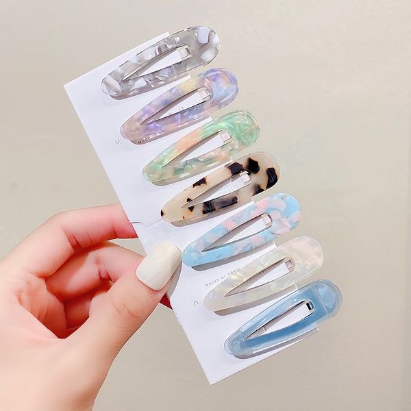 women elegant colorful waterdrop shape hairpins sweet all-match bb hair clip barrettes fashion hair accessories, Slivery;white
women elegant colorful waterdrop shape hairpins sweet all-match bb hair clip barrettes fashion hair accessories, Slivery;white