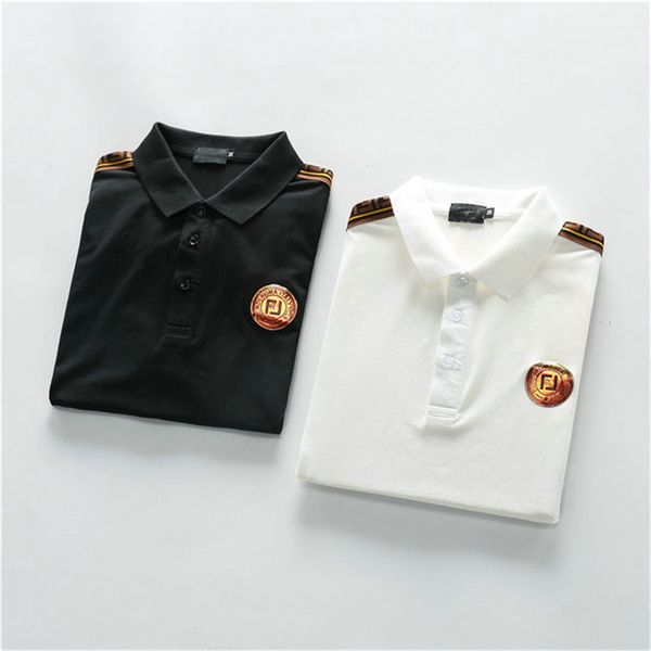 united states womens and mens shirt polos casual brand short blouses classic inverted triangle loose imported high-quality nylon tooling eur, White;black
united states womens and mens shirt polos casual brand short blouses classic inverted triangle loose imported high-quality nylon tooling eur, White;black