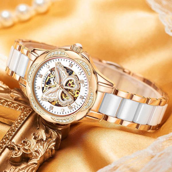 watch 2022 new women's mechanical womens simple temperament butterfly fashion waterproof brand ceramic wristwatches, Slivery;golden
watch 2022 new women's mechanical womens simple temperament butterfly fashion waterproof brand ceramic wristwatches, Slivery;golden