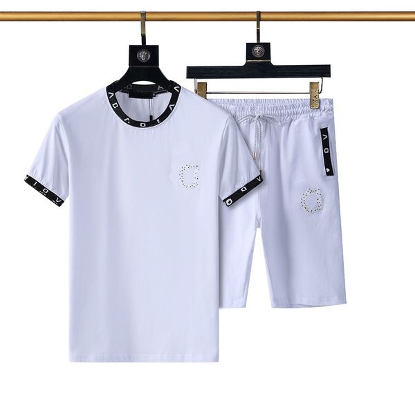 2022 mens fashion tracksuit with letters embroidery women summer sportswear short sleeves pullover jogger pants suits o-neck sportsuit, Gray
2022 mens fashion tracksuit with letters embroidery women summer sportswear short sleeves pullover jogger pants suits o-neck sportsuit, Gray