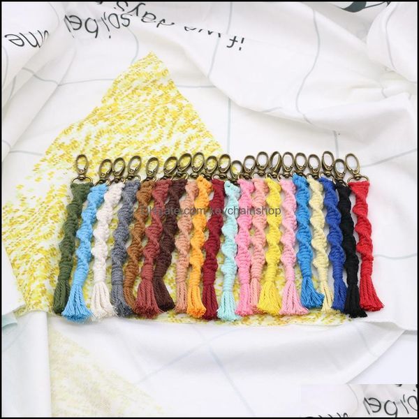 key rings jewelry custom chains mti-color cotton rope keychain woven clothing bag pendant chain drop delivery 2021 dhfid, Slivery;golden
key rings jewelry custom chains mti-color cotton rope keychain woven clothing bag pendant chain drop delivery 2021 dhfid, Slivery;golden