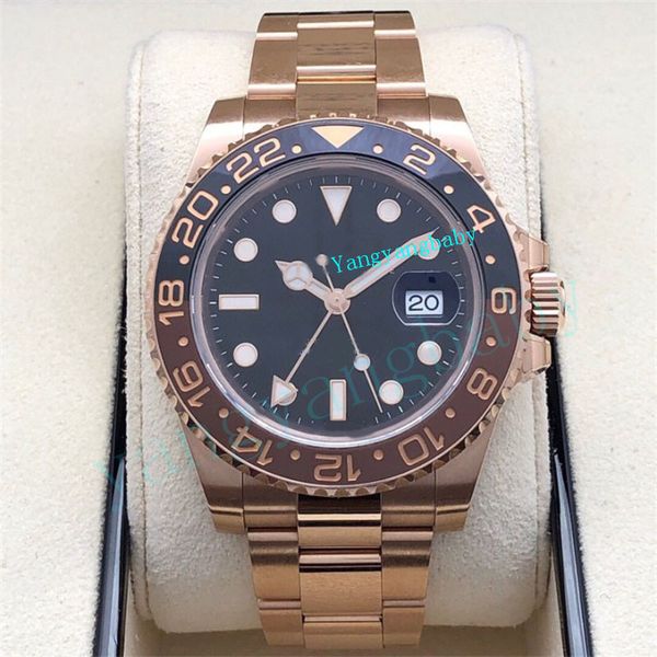original box wristwatch new style luxury watch watch men 40mm rose gold gmt japan movement automatic men's watches, Slivery;brown
original box wristwatch new style luxury watch watch men 40mm rose gold gmt japan movement automatic men's watches, Slivery;brown