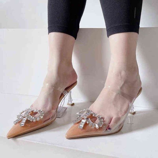 dress shoes thin high heels women slippers fenale transparent pointed toe sandals slip on fashion crystal fiitwear 2022 new summer 220507, Black
dress shoes thin high heels women slippers fenale transparent pointed toe sandals slip on fashion crystal fiitwear 2022 new summer 220507, Black