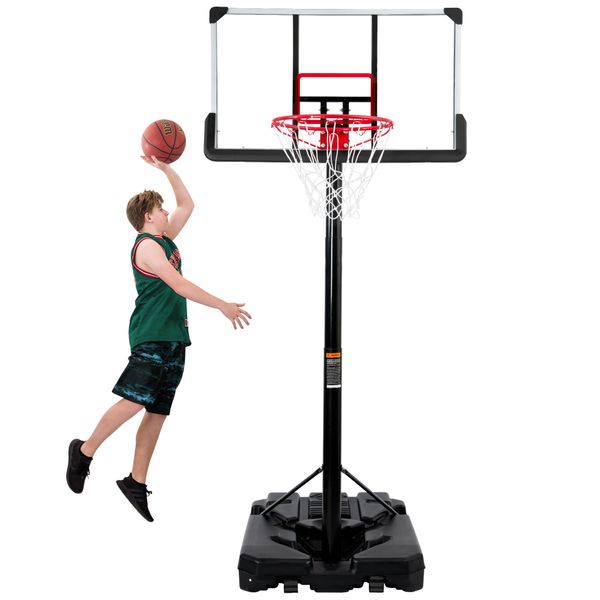 home fitness portable basketball hoop & goal outdoor basketball system with 6.6-10ft height adjustment for youth adults
home fitness portable basketball hoop & goal outdoor basketball system with 6.6-10ft height adjustment for youth adults
