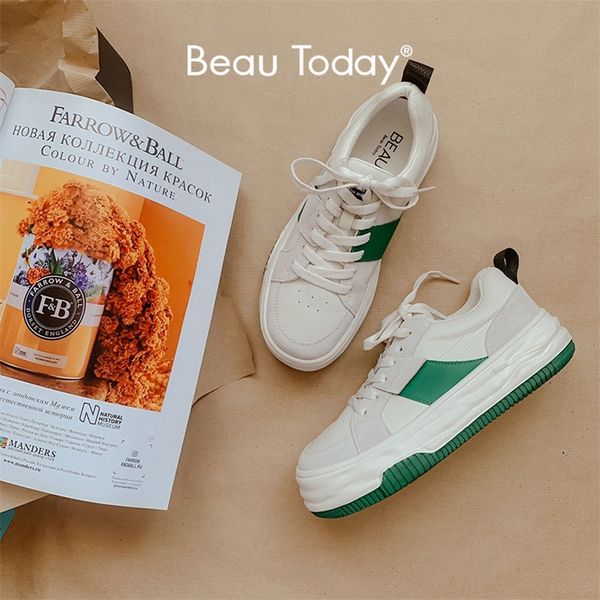 beautoday chunky sneakers women leather patchwork round toe cross tied design platform sole ladies waffle shoes handmade 29161 220810, Black;white
beautoday chunky sneakers women leather patchwork round toe cross tied design platform sole ladies waffle shoes handmade 29161 220810, Black;white