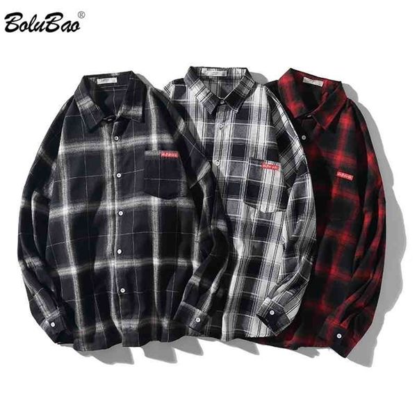 bolubao fashion brand men casual shirt spring autumn men harajuku style wild plaid shirt coat long sleeve shirts male 210331, White;black
bolubao fashion brand men casual shirt spring autumn men harajuku style wild plaid shirt coat long sleeve shirts male 210331, White;black