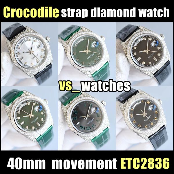 diamond swarovski mens watch crocodile strap 40mm 2836 movement watches designer women watches custom luminous, Slivery;brown
diamond swarovski mens watch crocodile strap 40mm 2836 movement watches designer women watches custom luminous, Slivery;brown