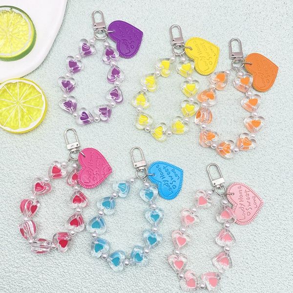 trendy acrylic heart mobile phone chain strap cord for women girls charm decoration anti-lost lanyard femme jewelry gift, Silver
trendy acrylic heart mobile phone chain strap cord for women girls charm decoration anti-lost lanyard femme jewelry gift, Silver