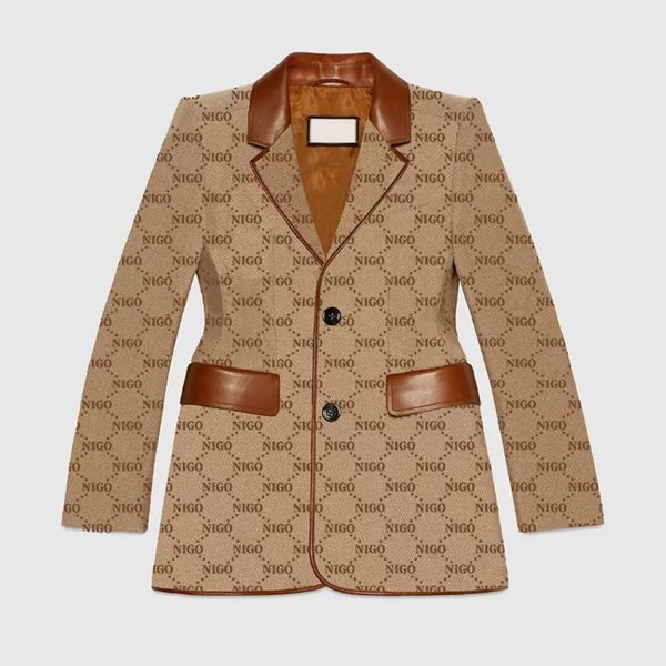 b-7658 high profile suit brand designer fashion women suit designer clothes blazer with full letters 2022 spring new released, White;black
b-7658 high profile suit brand designer fashion women suit designer clothes blazer with full letters 2022 spring new released, White;black
