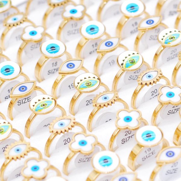 bulk lots 30pcs gold gothic devil eye rings no fade size 17-21 fashion popular punk women men personality friends lovers party gifts jewelry, Golden;silver
bulk lots 30pcs gold gothic devil eye rings no fade size 17-21 fashion popular punk women men personality friends lovers party gifts jewelry, Golden;silver
