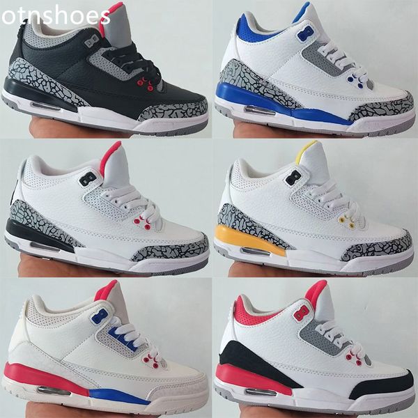 2022 boys girls 3 basketball shoes black white cement tan brown silver green gold blue youth kids iii sneakers size 26-35
2022 boys girls 3 basketball shoes black white cement tan brown silver green gold blue youth kids iii sneakers size 26-35