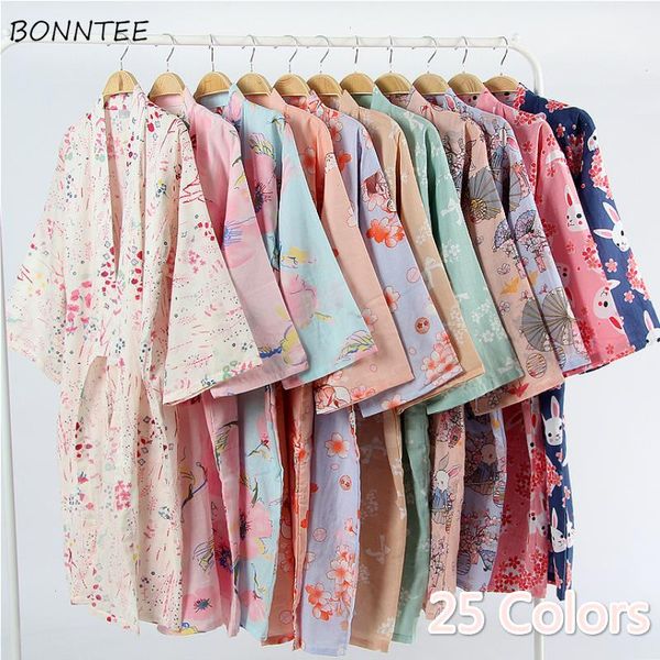 robes women summer sleepwears cotton soft elegant kimono ladies nightdress mujer loose couple pregnant printed kawaii womens sleepwear, Black;red
robes women summer sleepwears cotton soft elegant kimono ladies nightdress mujer loose couple pregnant printed kawaii womens sleepwear, Black;red