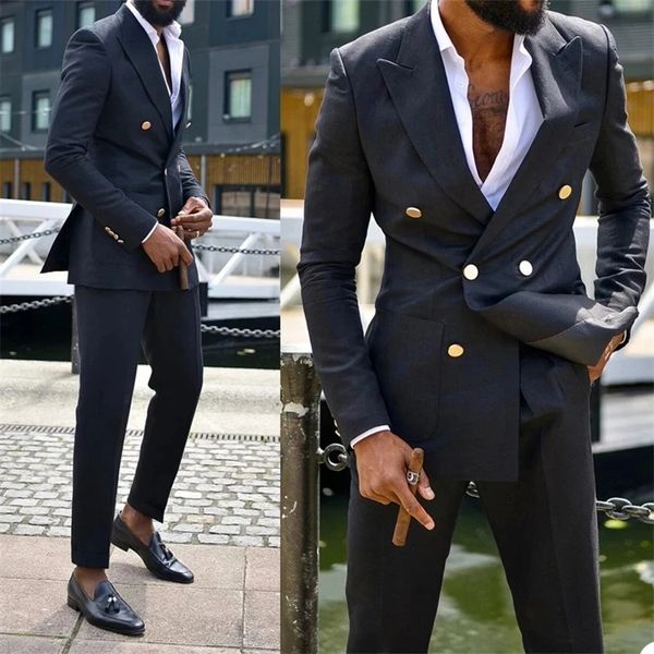 new 2 piece men suits modern metal button formal wedding tuxedos cotton double breasted customized lapel party suit coat pantstuxedo costume, Black;gray
new 2 piece men suits modern metal button formal wedding tuxedos cotton double breasted customized lapel party suit coat pantstuxedo costume, Black;gray
