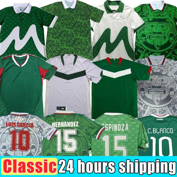 1995 retro mexico blanco soccer jersey 1986 1994 1998 hernandez h.sanchez football shirt luis garcia campos ancient maillot marquez 2006, Black;yellow
1995 retro mexico blanco soccer jersey 1986 1994 1998 hernandez h.sanchez football shirt luis garcia campos ancient maillot marquez 2006, Black;yellow