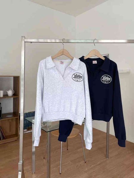 women's hoodies sweatshirts autumn south korea dongdamen simple casual lapel sweater loose long sleeve printed women wqjj, Black
women's hoodies sweatshirts autumn south korea dongdamen simple casual lapel sweater loose long sleeve printed women wqjj, Black