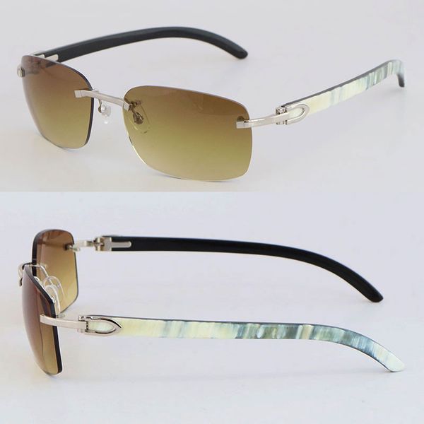 new rimless sunglasses t8200479 white inside black buffalo horn sun glasses c decoration for eyeglasses fashion accessories hot, White;black
new rimless sunglasses t8200479 white inside black buffalo horn sun glasses c decoration for eyeglasses fashion accessories hot, White;black