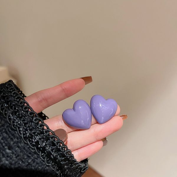silver needle lovely purple pink earrings korean fashion fresh simple stud earrings cute candy color eardrop for women, Golden
silver needle lovely purple pink earrings korean fashion fresh simple stud earrings cute candy color eardrop for women, Golden