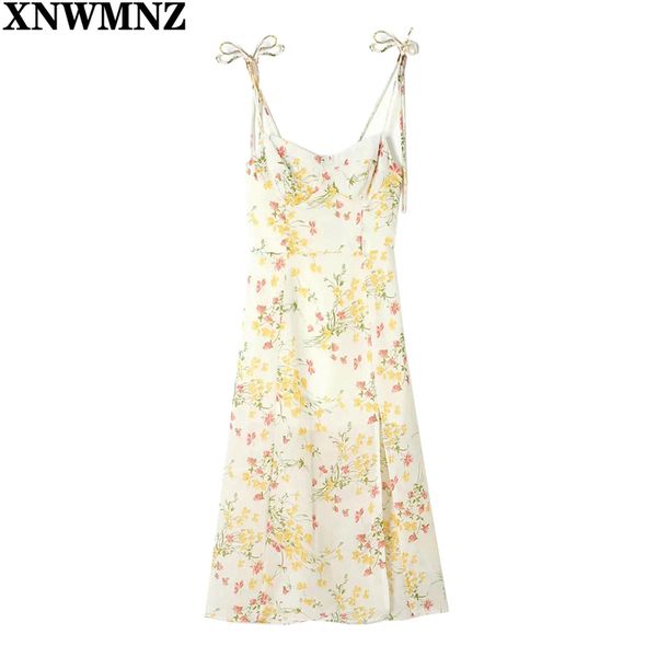 xnwmnz dresses for women french style floral print high waist side slit spaghetti strap midi dress female summer robe 210513, Black;gray
xnwmnz dresses for women french style floral print high waist side slit spaghetti strap midi dress female summer robe 210513, Black;gray