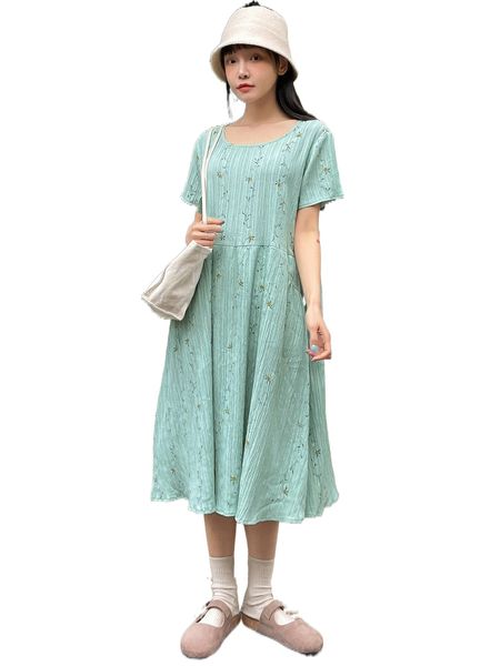 dazy floral print textured smock dress f44e#, Black;gray
dazy floral print textured smock dress f44e#, Black;gray